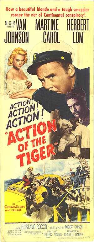 Action of the Tiger (1957) starring Van Johnson on DVD on DVD