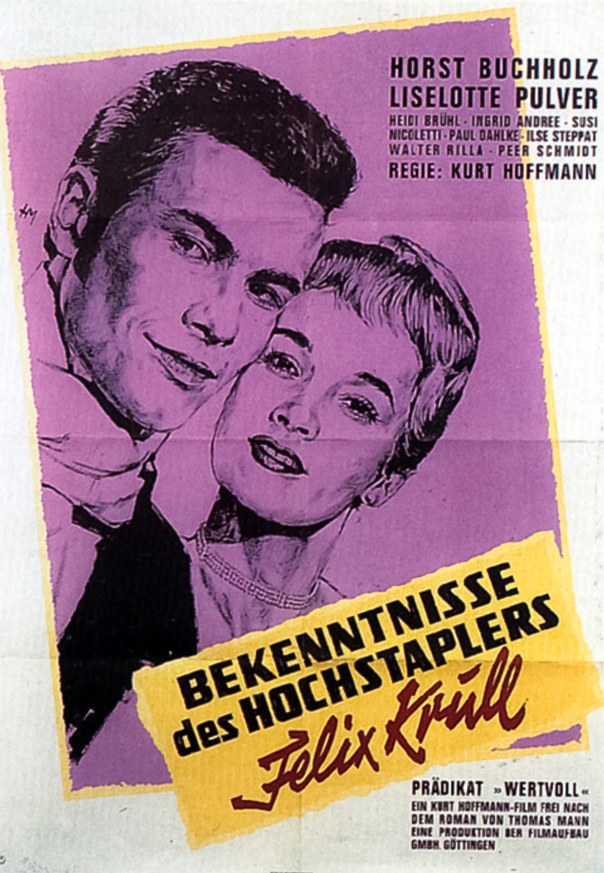 Confessions of Felix Krull (1957) with English Subtitles on DVD on DVD