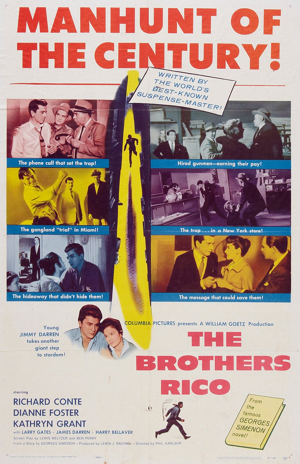The Brothers Rico (1957) with English Subtitles on DVD on DVD