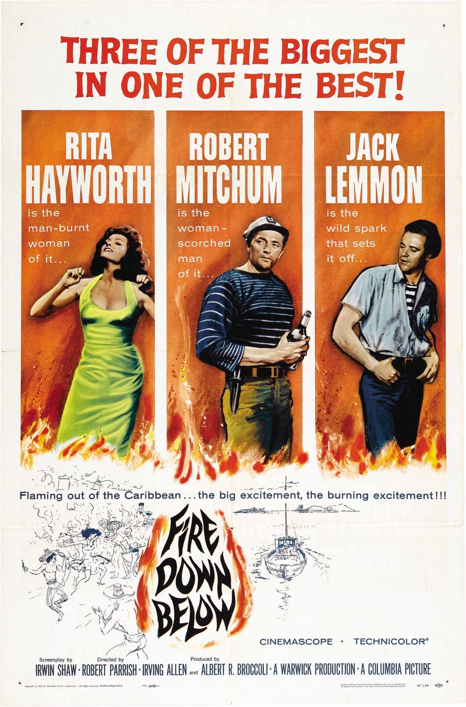 Fire Down Below (1957) starring Rita Hayworth on DVD on DVD