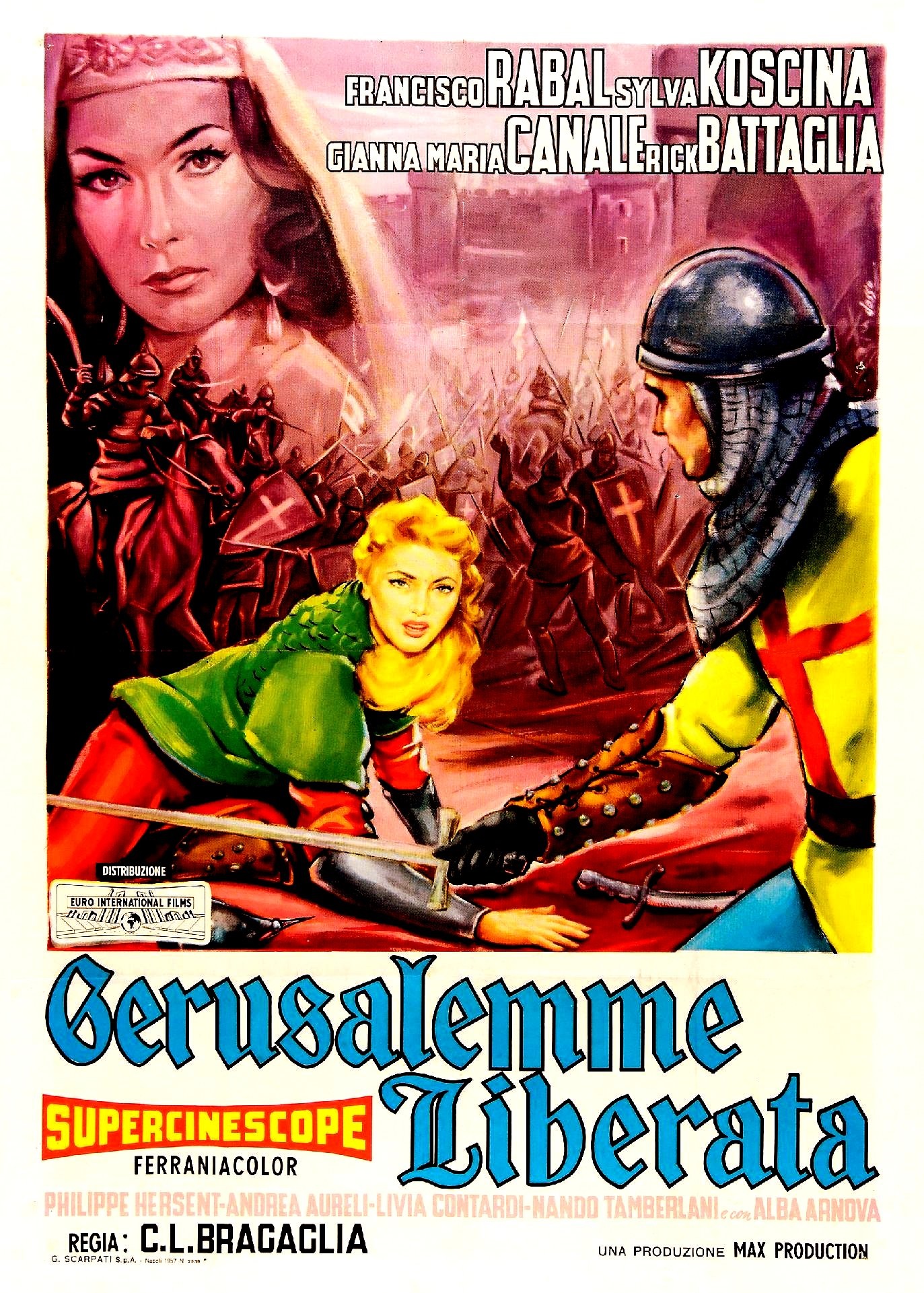 La Gerusalemme liberata (1958) with English Subtitles on DVD on DVD