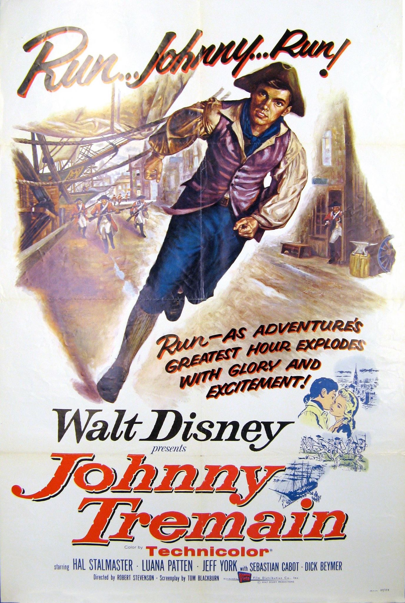 Johnny Tremain (1957) starring Hal Stalmaster on DVD on DVD
