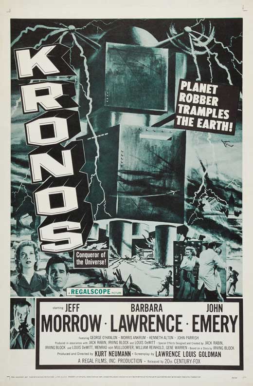 Kronos (1957) starring Jeff Morrow on DVD on DVD