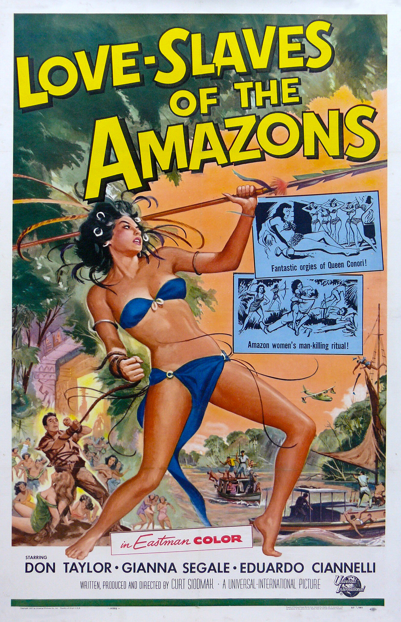 Love Slaves of the Amazons (1957) starring Don Taylor on DVD on DVD