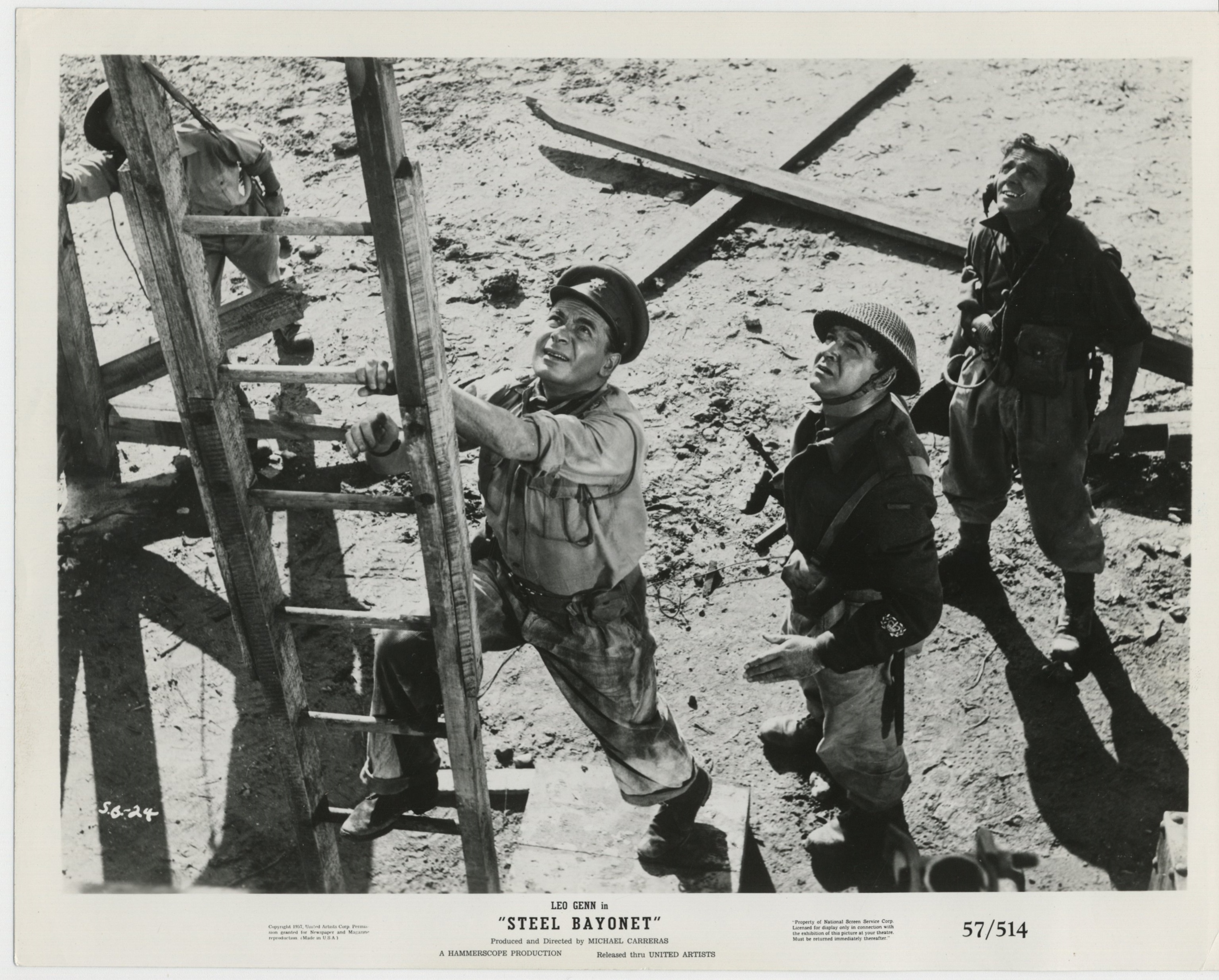 The Steel Bayonet (1957) Screenshot 2