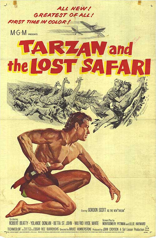 Tarzan and the Lost Safari (1957) starring Gordon Scott on DVD on DVD
