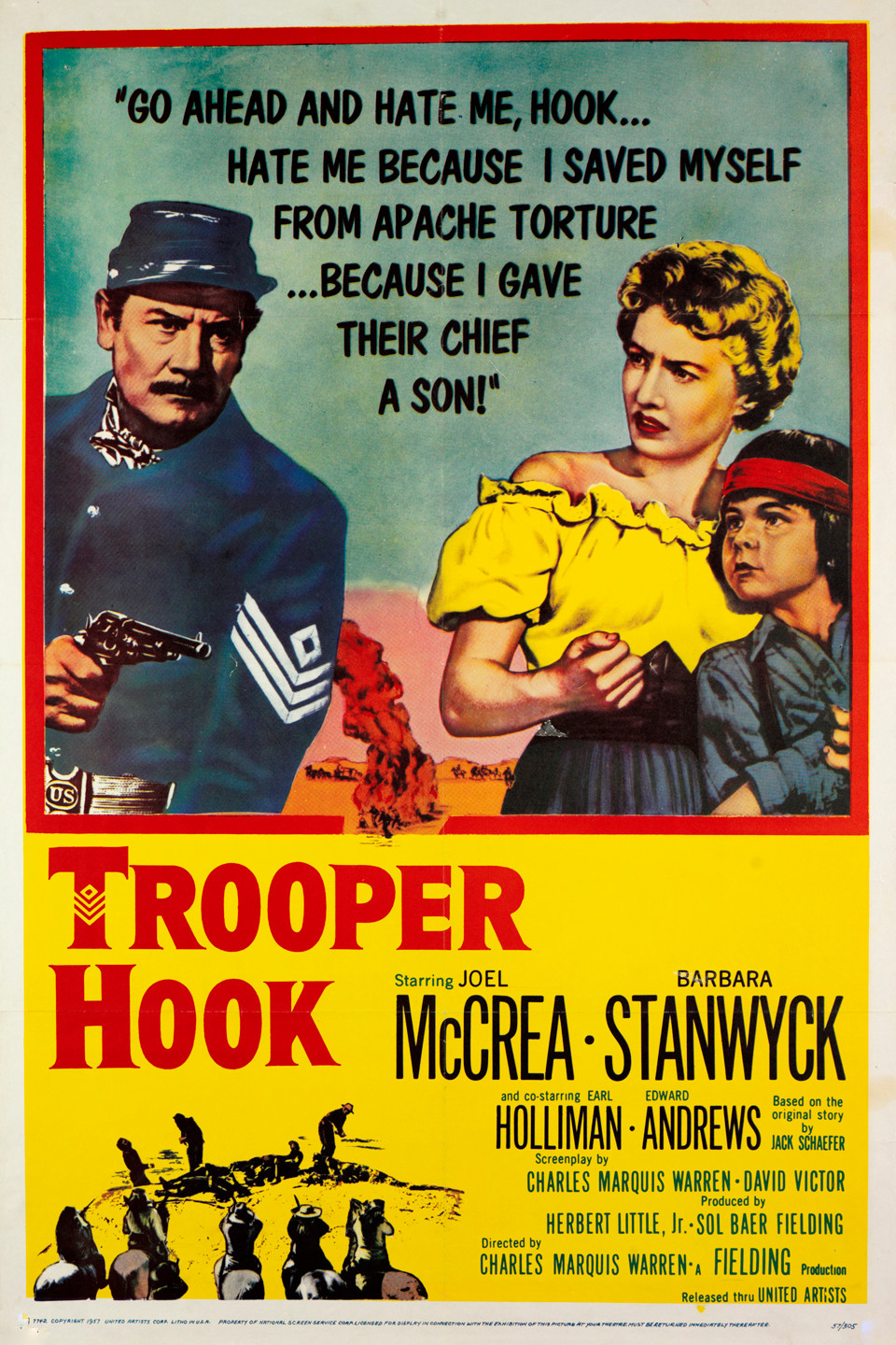 Trooper Hook (1957) starring Joel McCrea on DVD on DVD