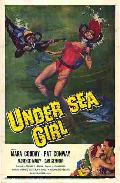 Undersea Girl (1957) starring Mara Corday on DVD on DVD