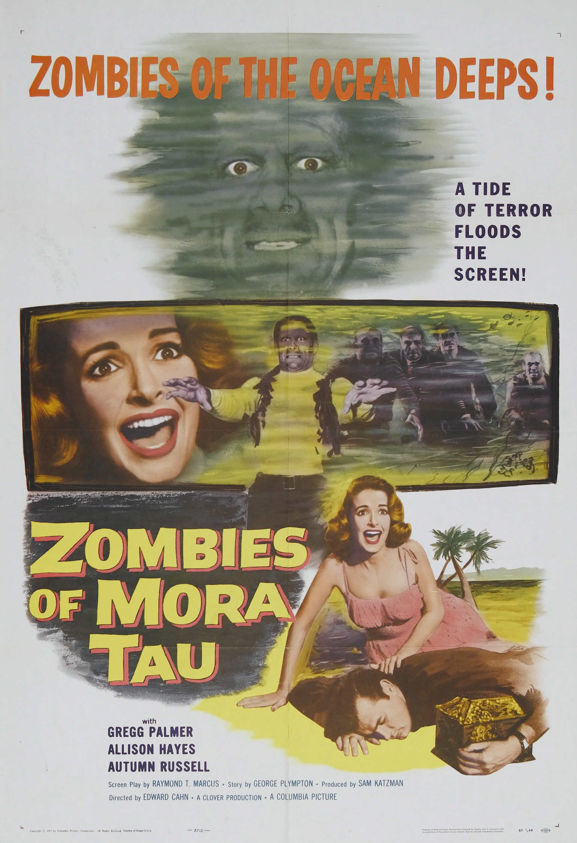 Zombies of Mora Tau (1957) starring Gregg Palmer on DVD on DVD