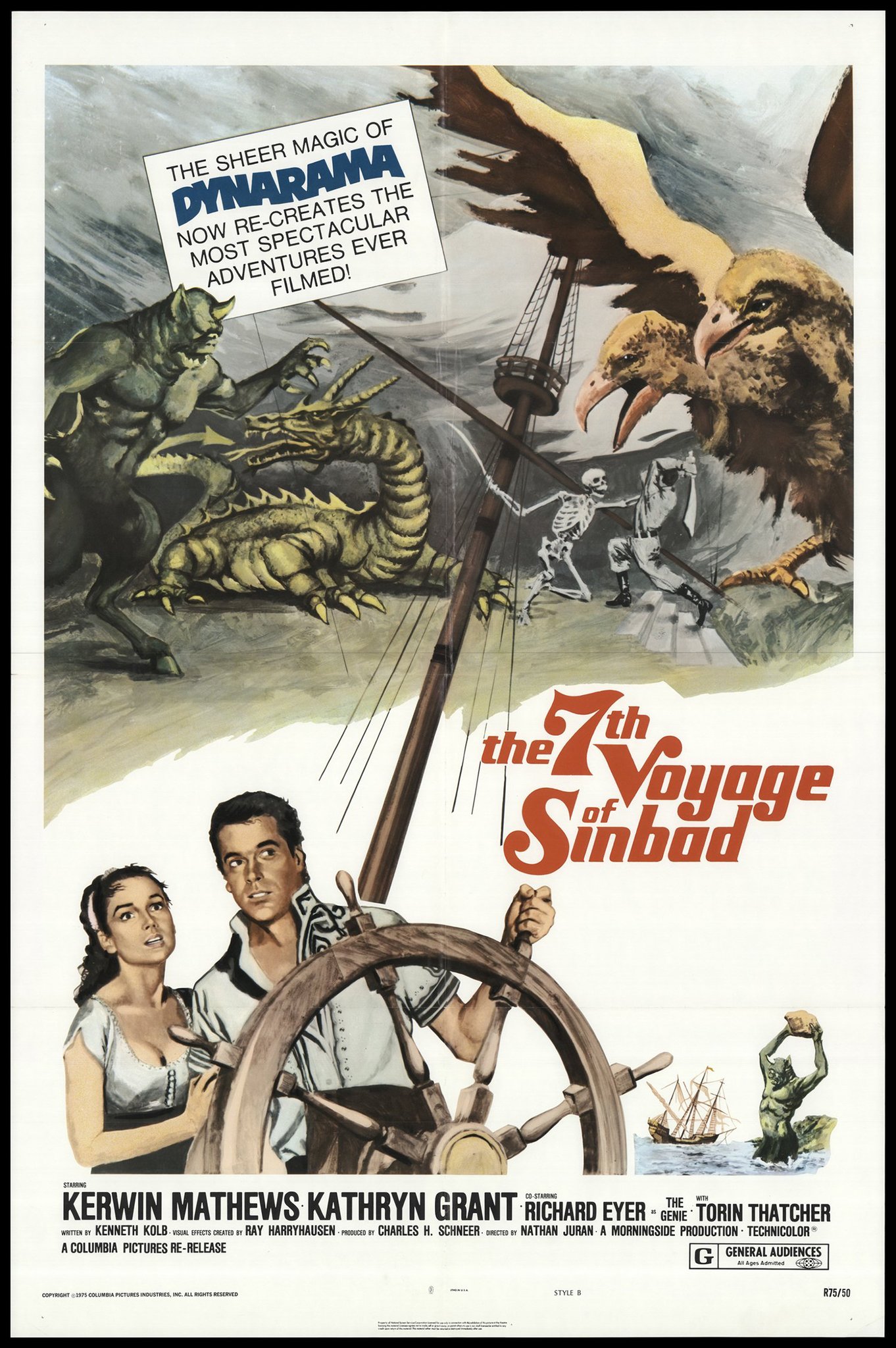 The 7th Voyage of Sinbad (1958) starring Kerwin Mathews on DVD on DVD