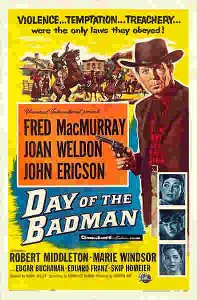 Day of the Badman (1958) starring Fred MacMurray on DVD on DVD