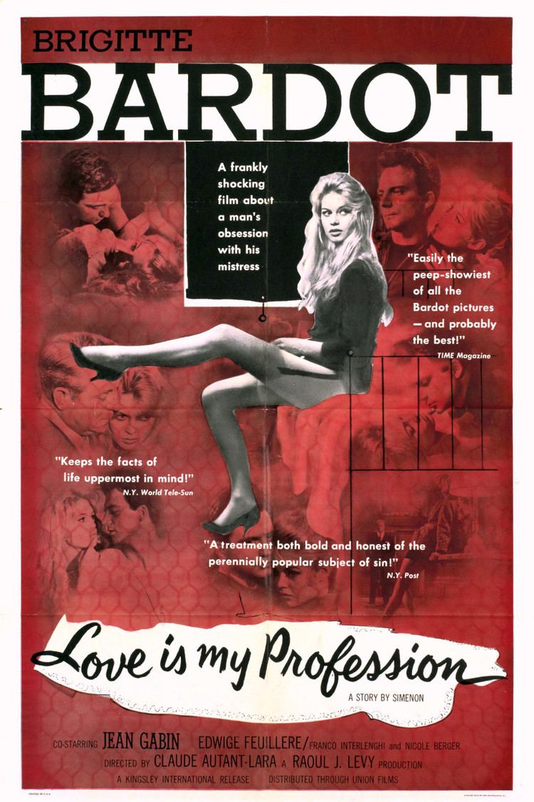 Love Is My Profession (1958) with English Subtitles on DVD on DVD