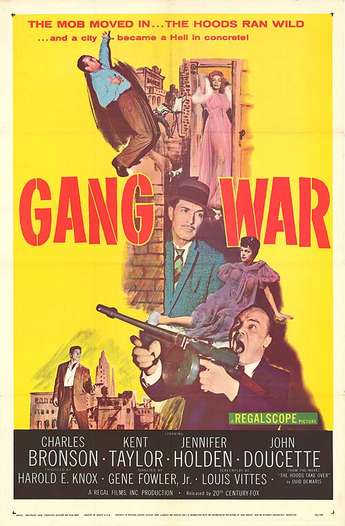 Gang War (1958) starring Charles Bronson on DVD on DVD