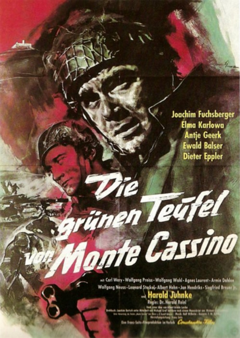 Die grünen Teufel von Monte Cassino (1958) with English Subtitles on DVD on DVD