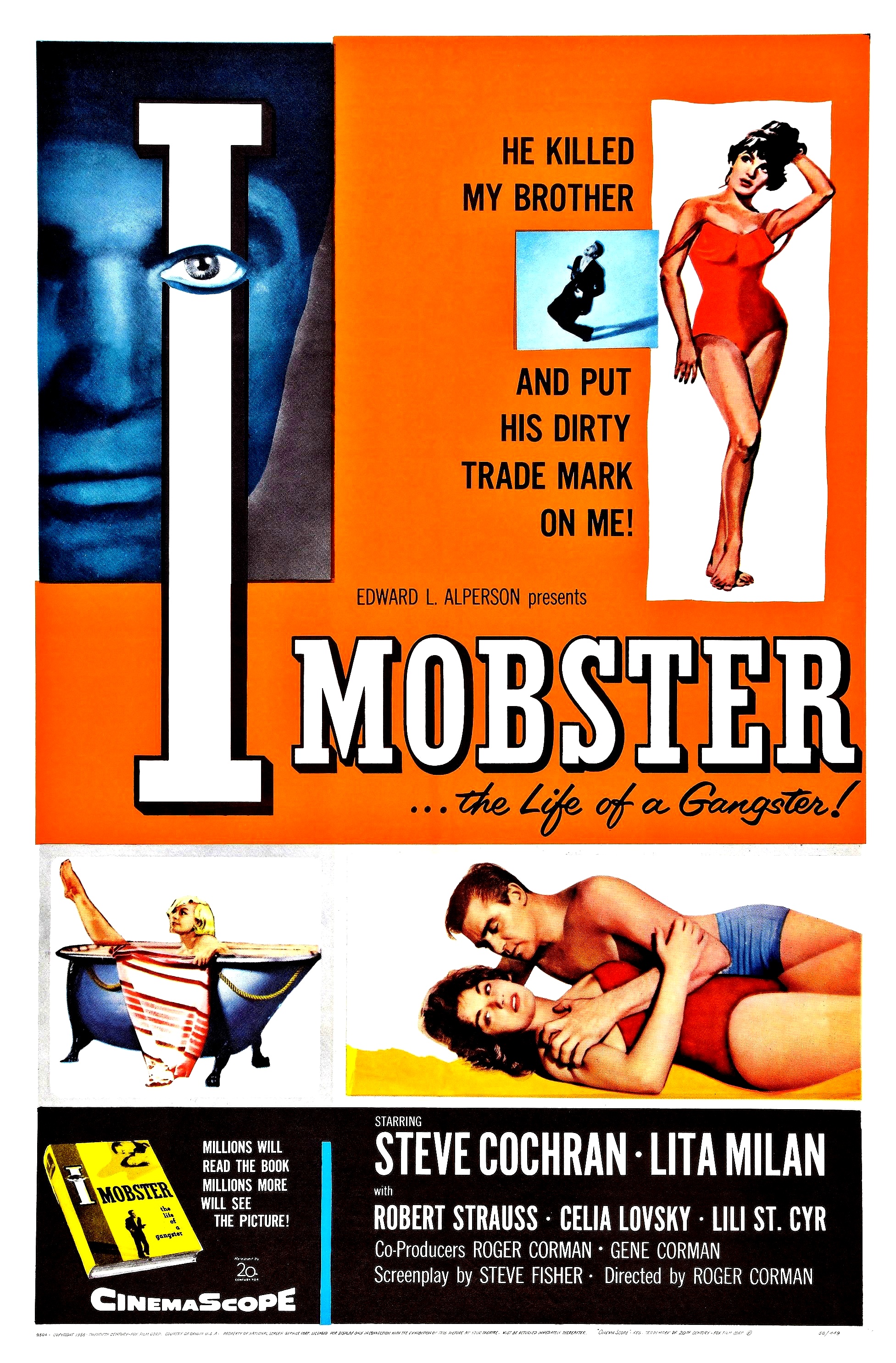 I Mobster (1959) starring Steve Cochran on DVD on DVD
