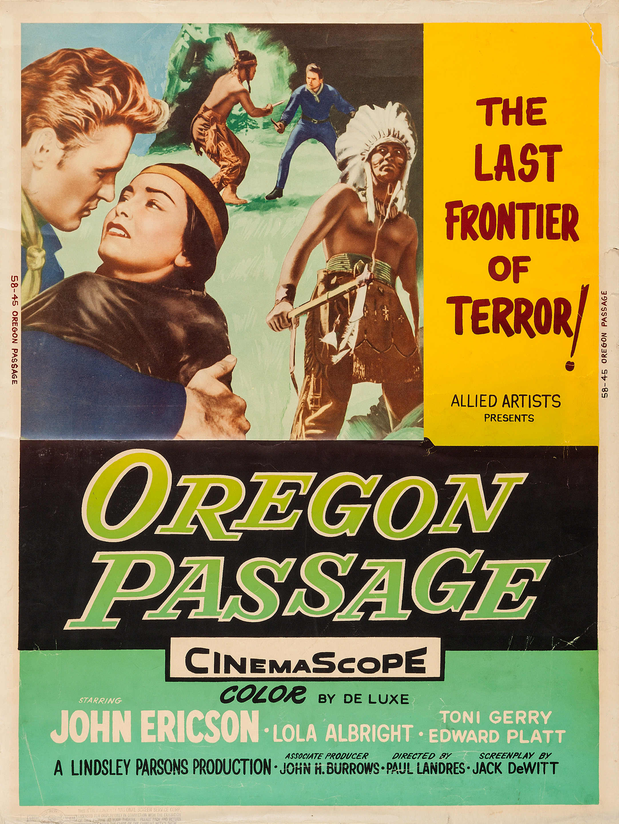 Oregon Passage (1957) starring John Ericson on DVD on DVD