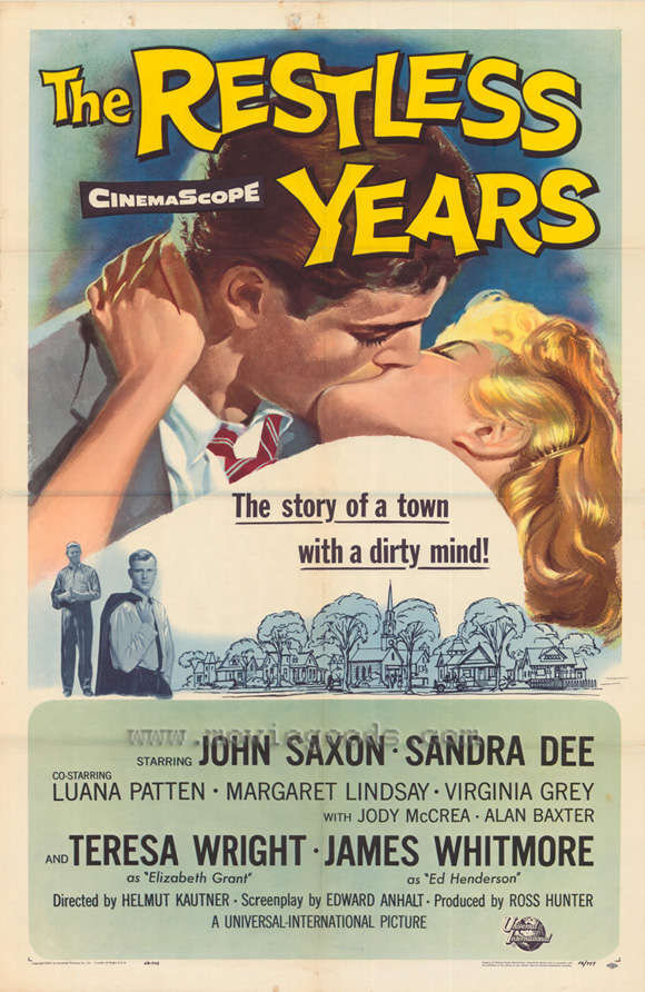 The Restless Years (1958) starring John Saxon on DVD on DVD