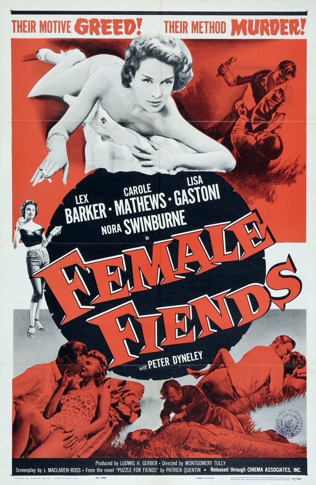 Female Fiends (1958) starring Lex Barker on DVD on DVD