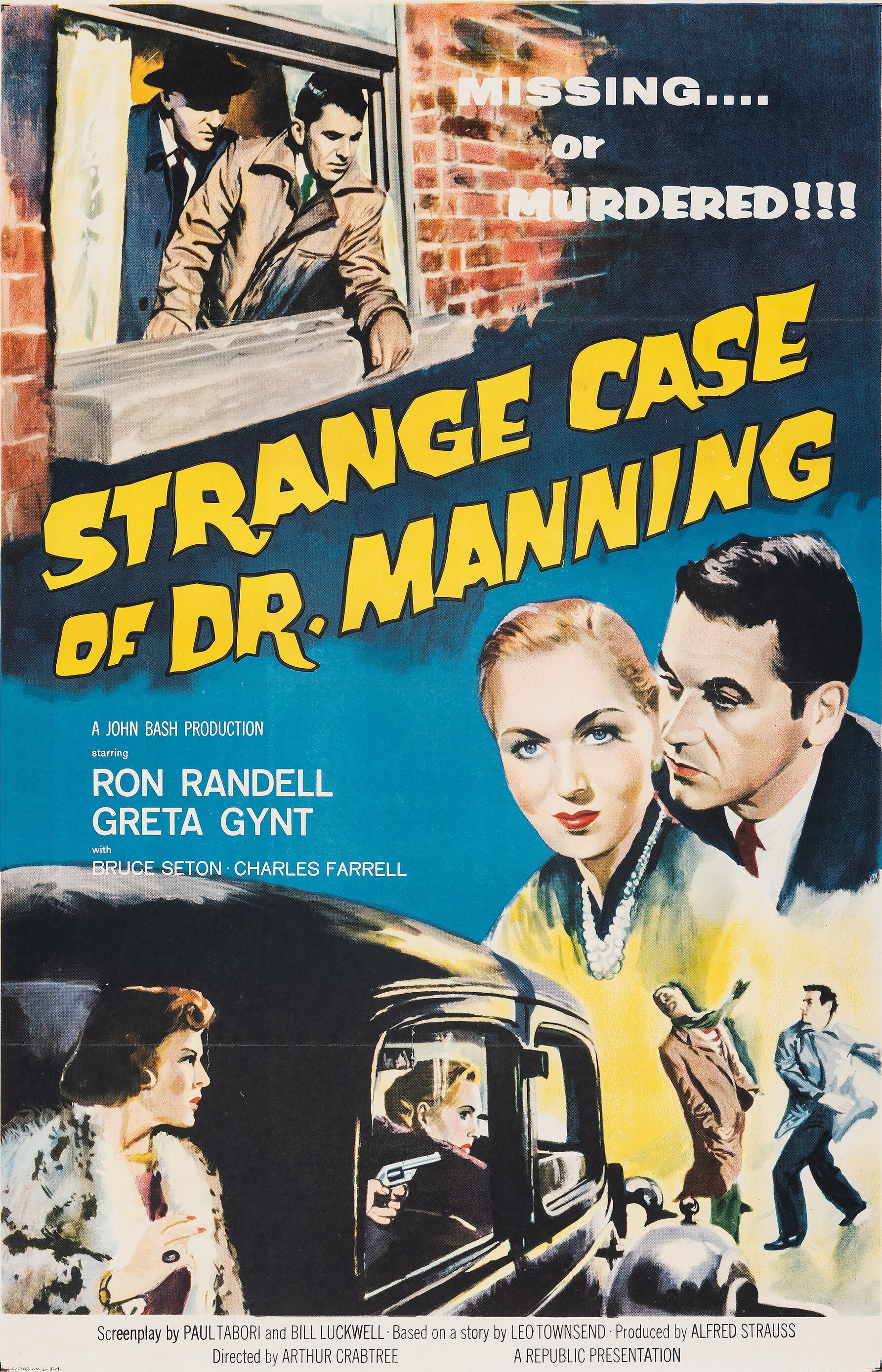 The Strange Case of Dr. Manning (1957) starring Greta Gynt on DVD on DVD