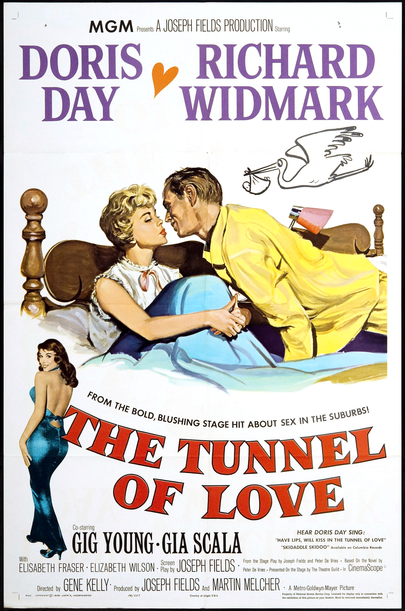 The Tunnel of Love (1958) starring Doris Day on DVD on DVD