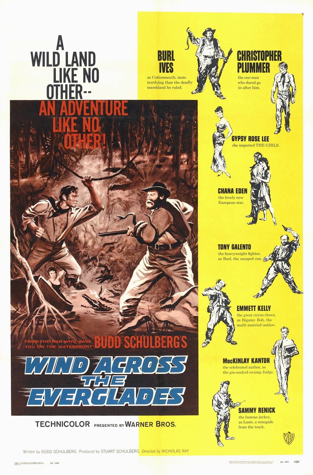 Wind Across the Everglades (1958) starring Burl Ives on DVD on DVD