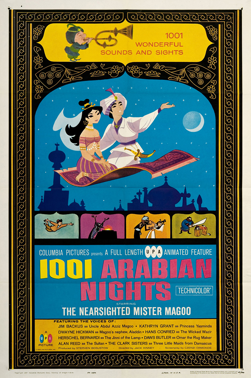 1001 Arabian Nights (1959) starring Jim Backus on DVD on DVD