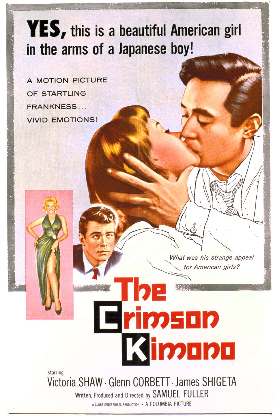 The Crimson Kimono (1959) with English Subtitles on DVD on DVD