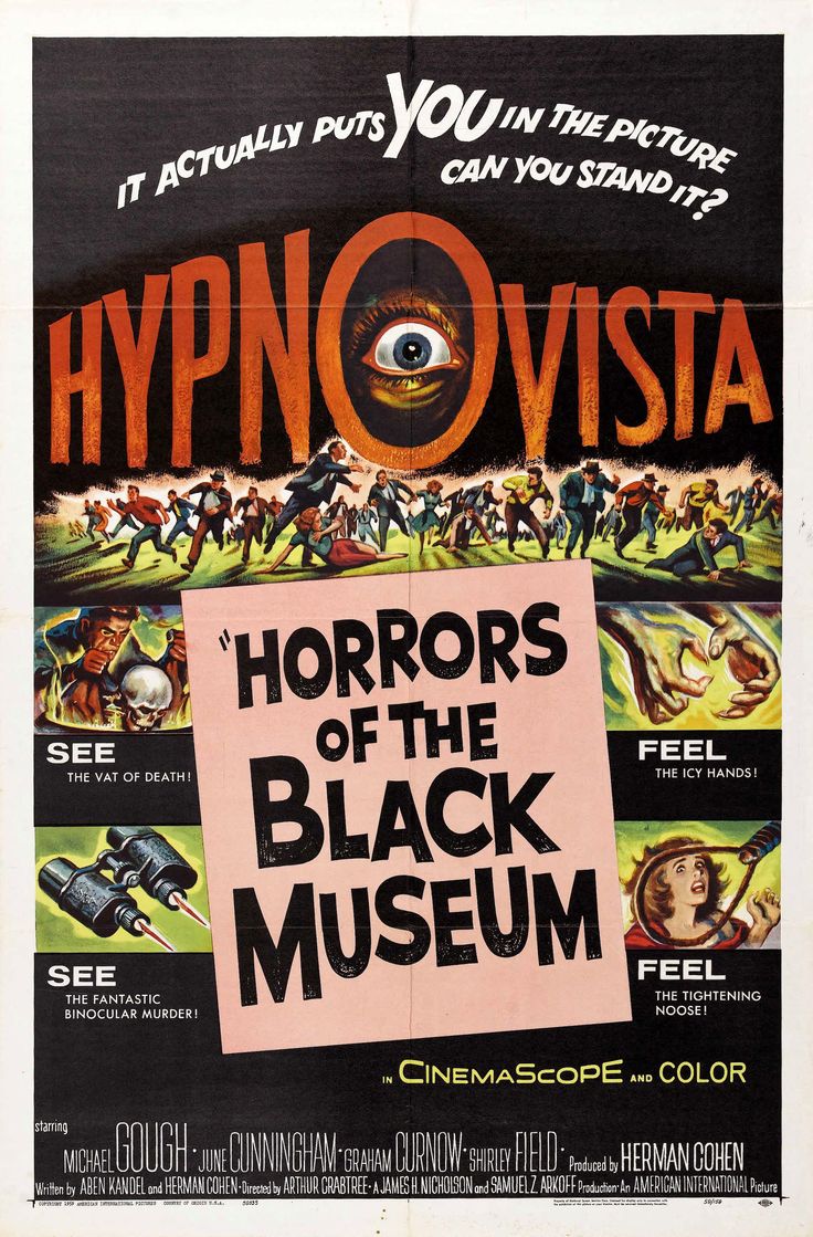 Horrors of the Black Museum (1959) starring Michael Gough on DVD on DVD