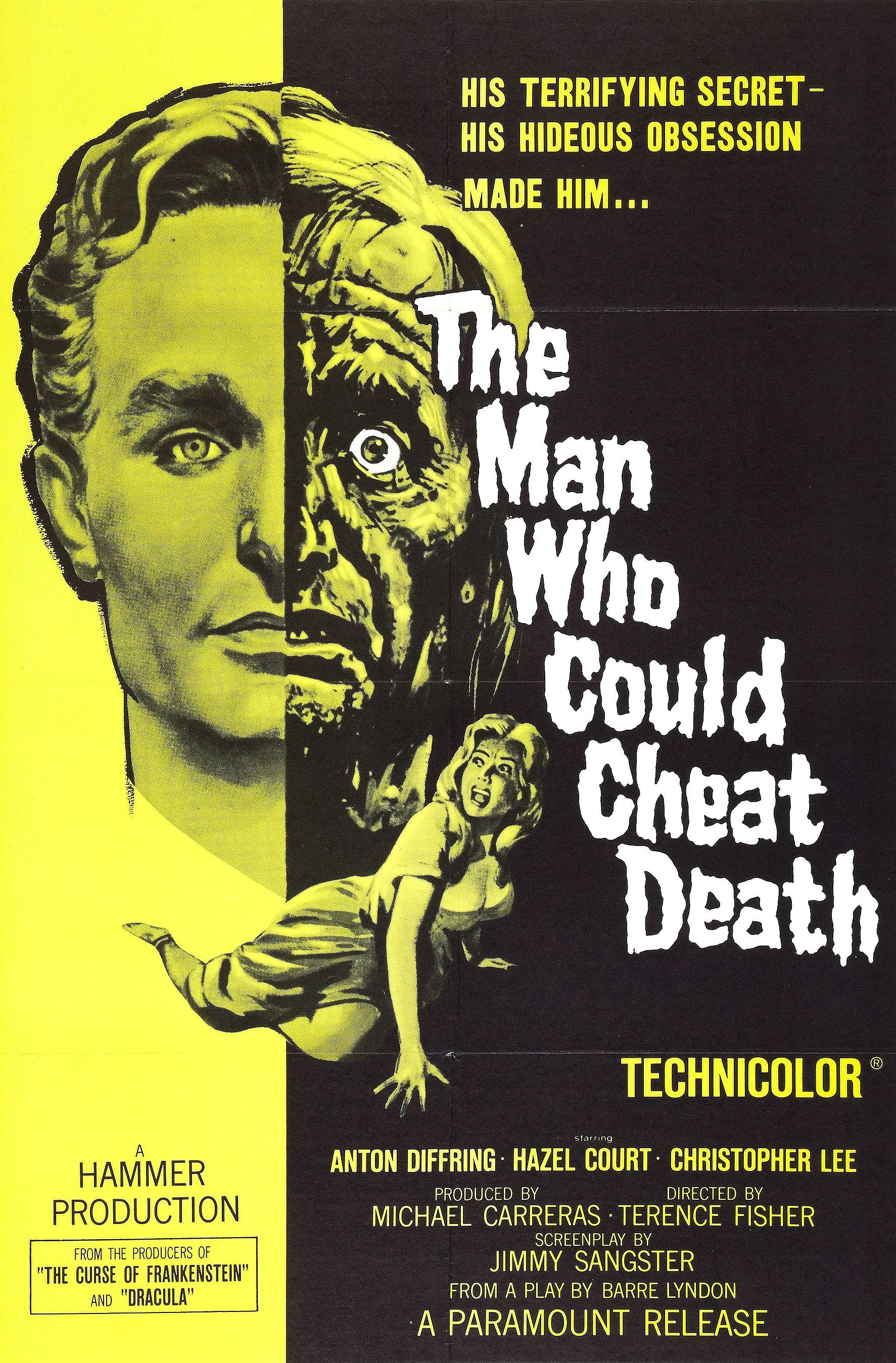 The Man Who Could Cheat Death (1959) starring Anton Diffring on DVD on DVD