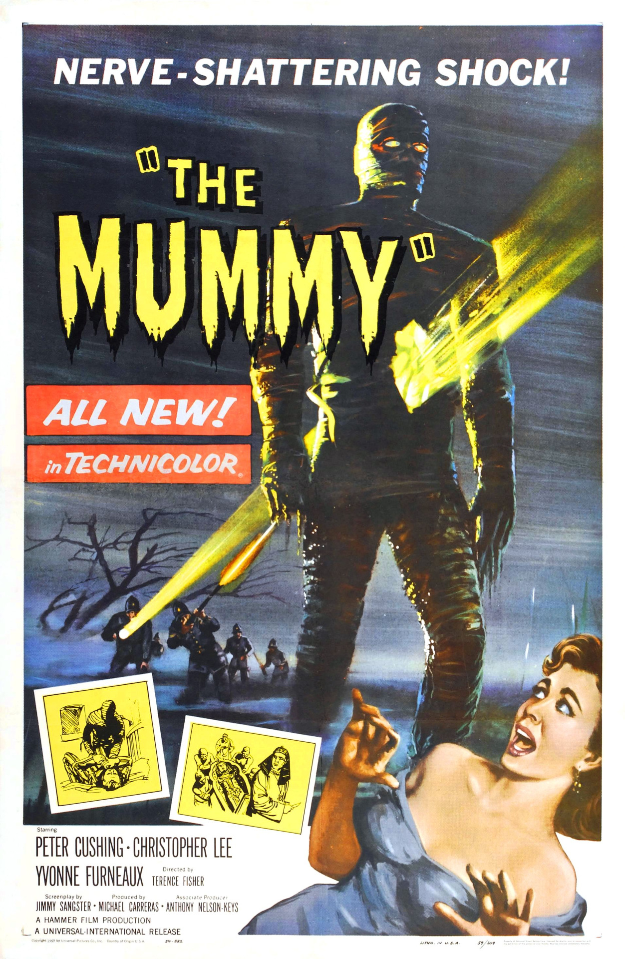 The Mummy (1959) starring Peter Cushing on DVD on DVD