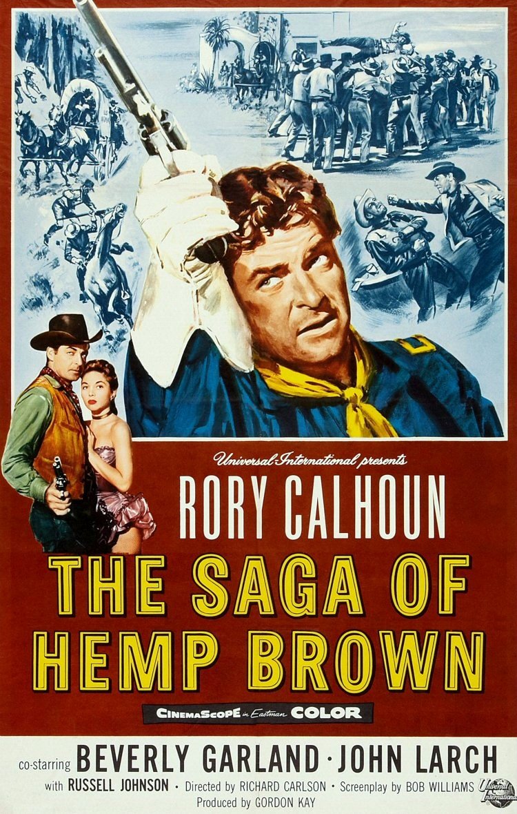 The Saga of Hemp Brown (1958) starring Rory Calhoun on DVD on DVD
