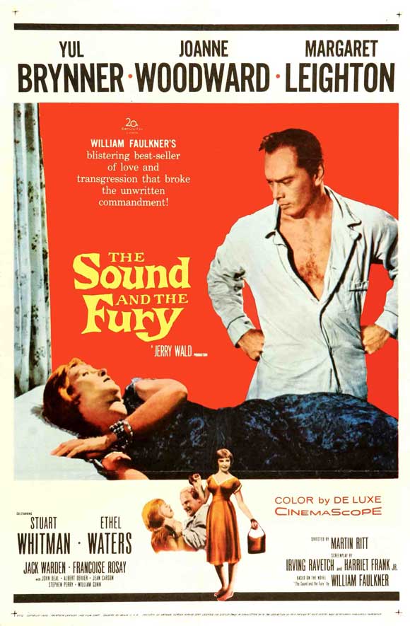 The Sound and the Fury (1959) starring Yul Brynner on DVD on DVD