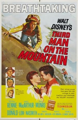 Third Man on the Mountain (1959) starring Michael Rennie on DVD on DVD