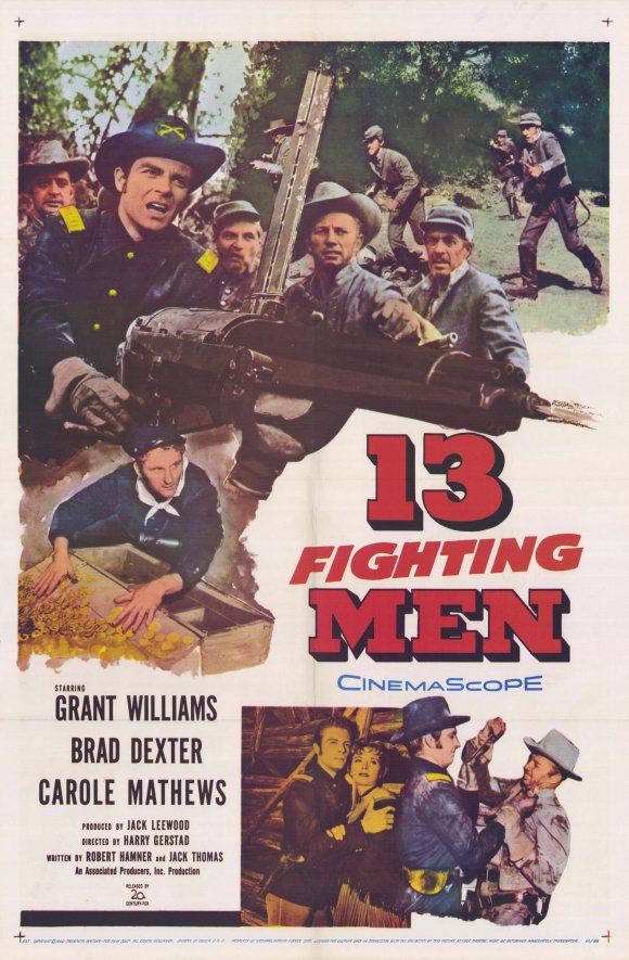 13 Fighting Men (1960) starring Grant Williams on DVD on DVD