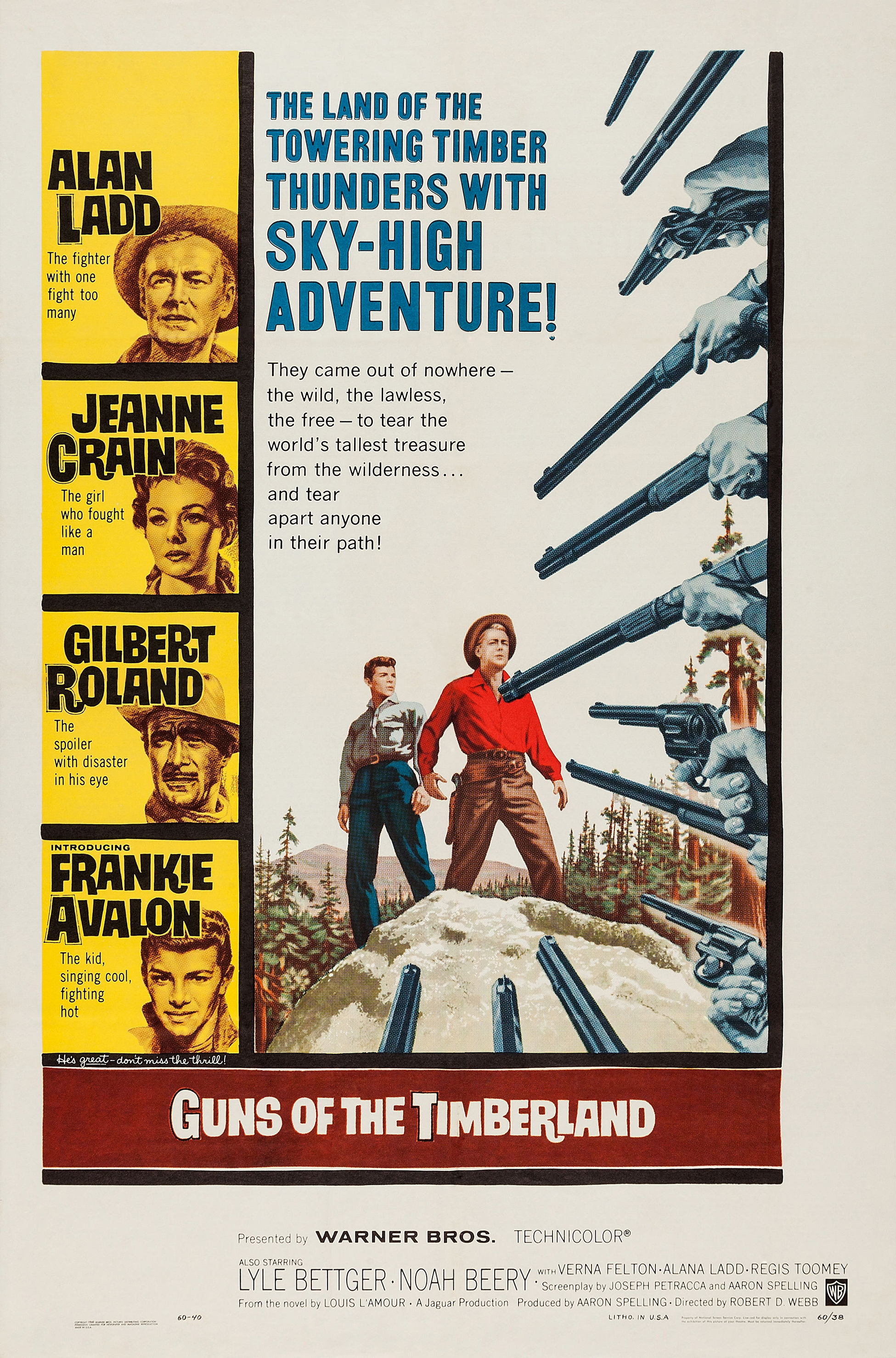 Guns of the Timberland (1960) starring Alan Ladd on DVD on DVD