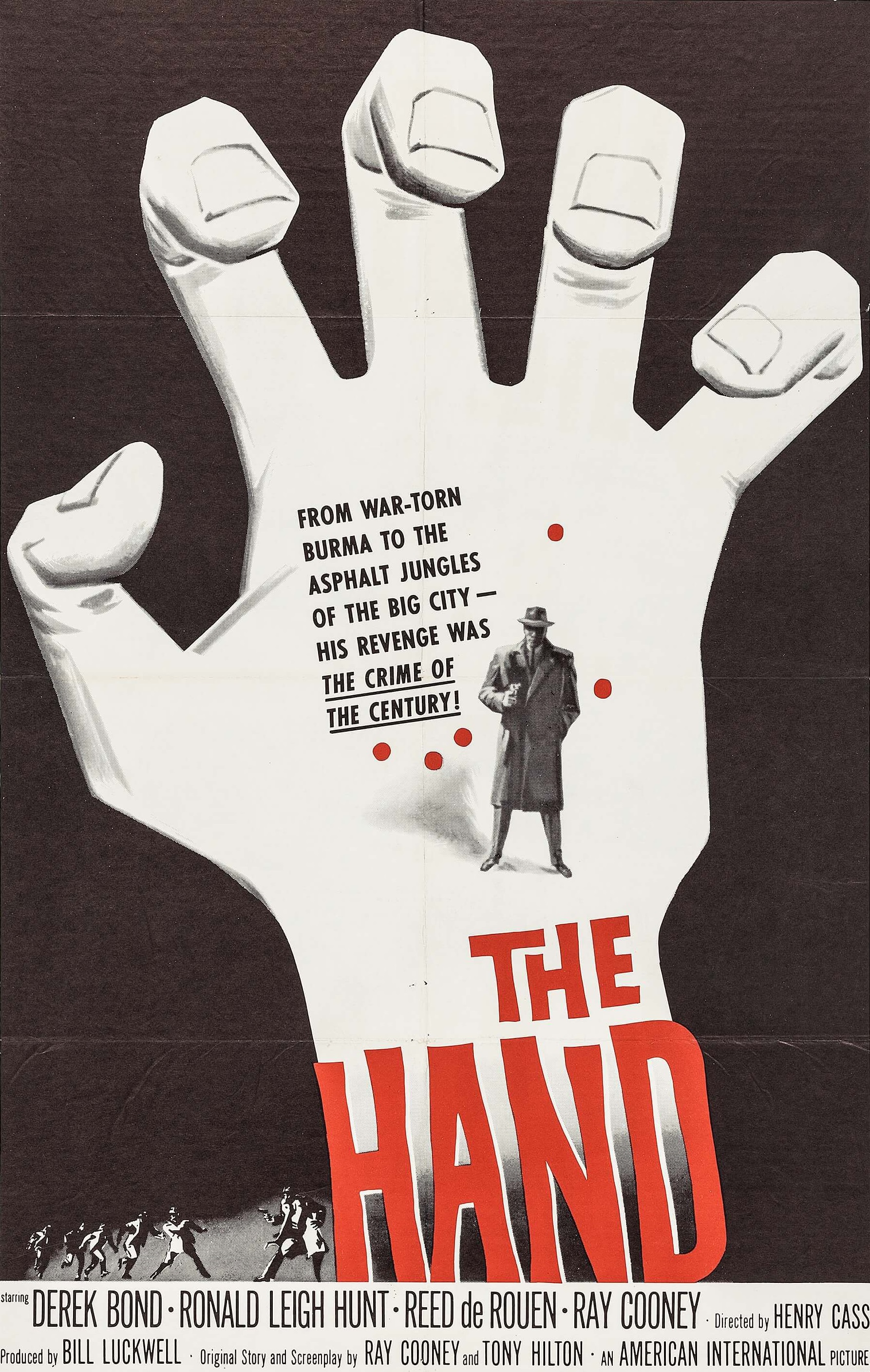 The Hand (1960) starring Derek Bond on DVD on DVD