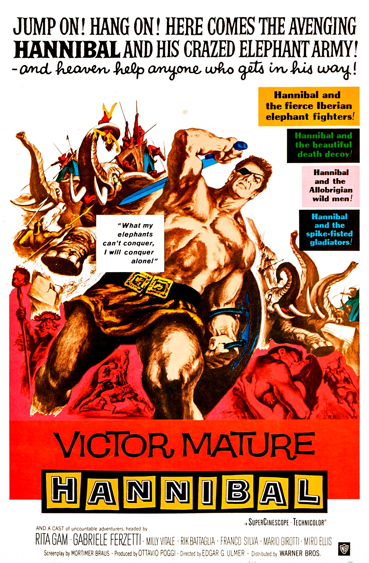 Hannibal (1959) with English Subtitles on DVD on DVD
