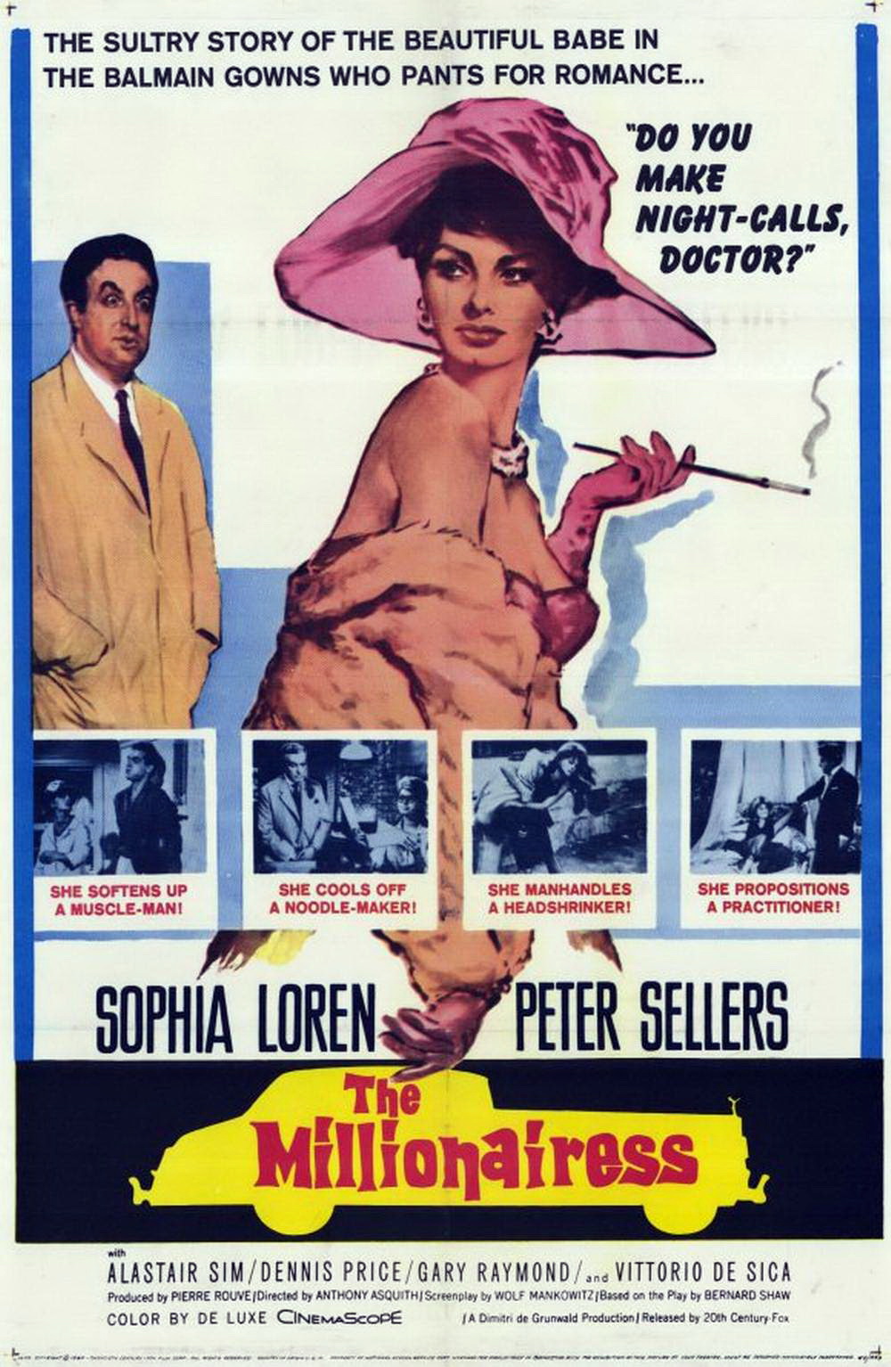 The Millionairess (1960) starring Sophia Loren on DVD on DVD