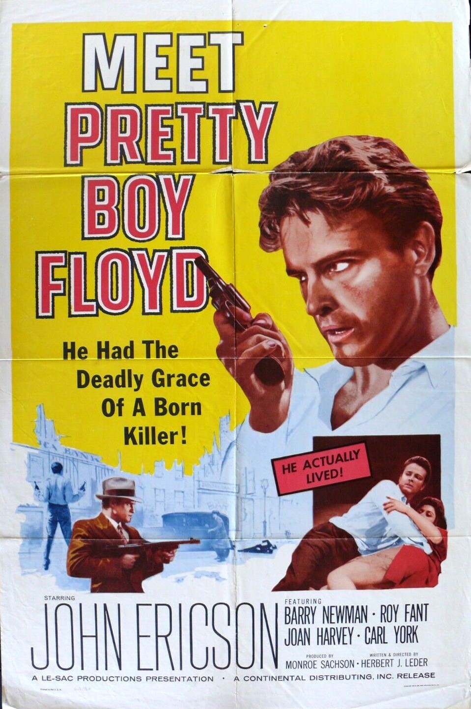 Pretty Boy Floyd (1960) starring John Ericson on DVD on DVD