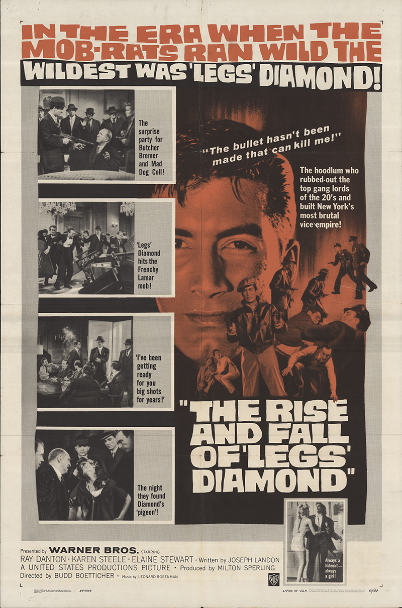 The Rise and Fall of Legs Diamond (1960) with English Subtitles on DVD on DVD