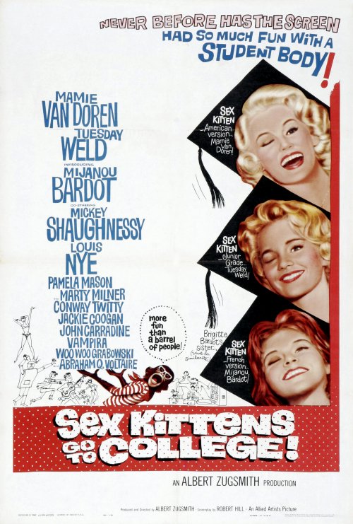 Sex Kittens Go to College (1960) starring Mamie Van Doren on DVD on DVD