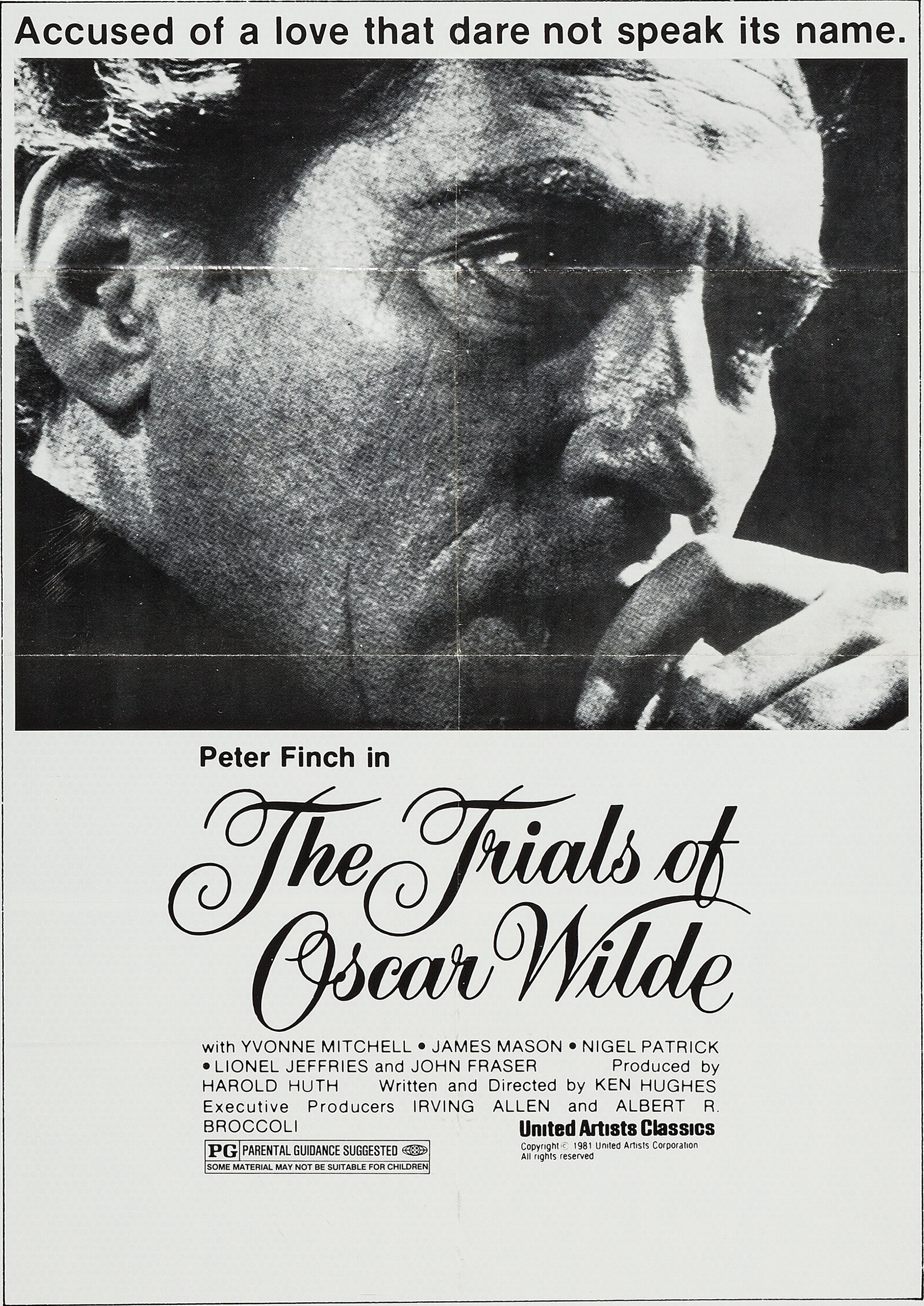 The Trials of Oscar Wilde (1960) starring Peter Finch on DVD on DVD