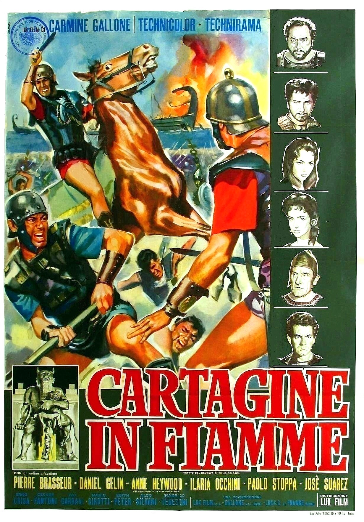 Carthage in Flames (1960) with English Subtitles on DVD on DVD