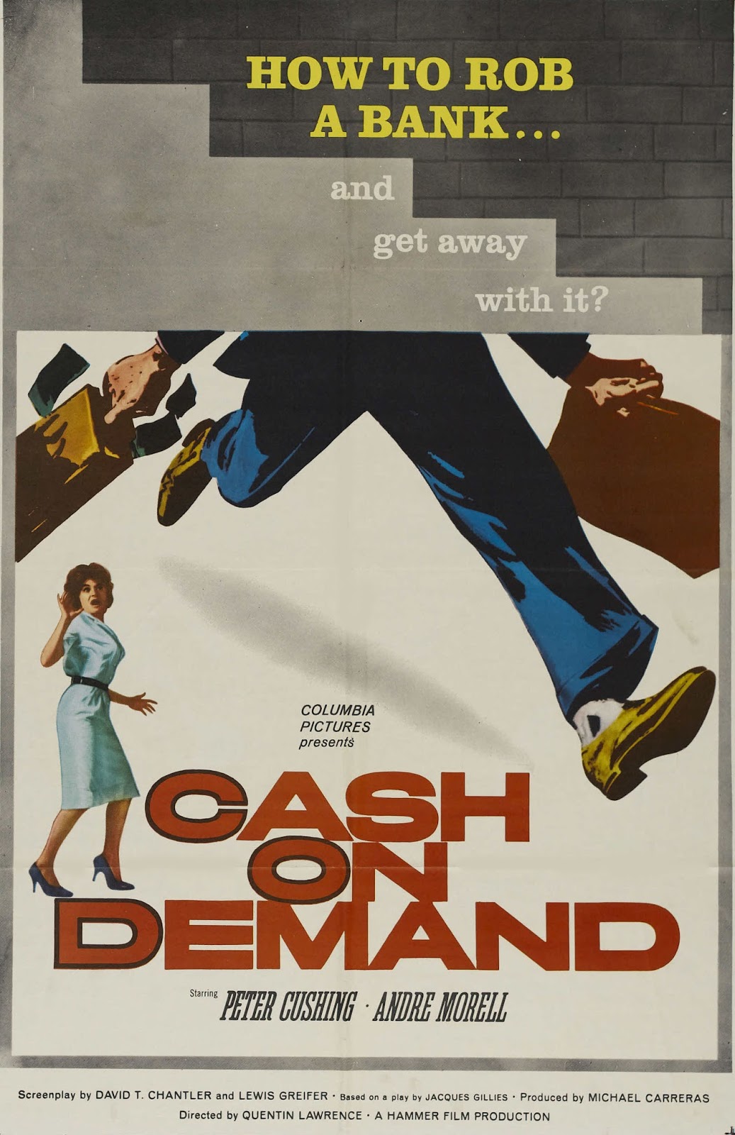 Cash on Demand (1961) starring Peter Cushing on DVD on DVD