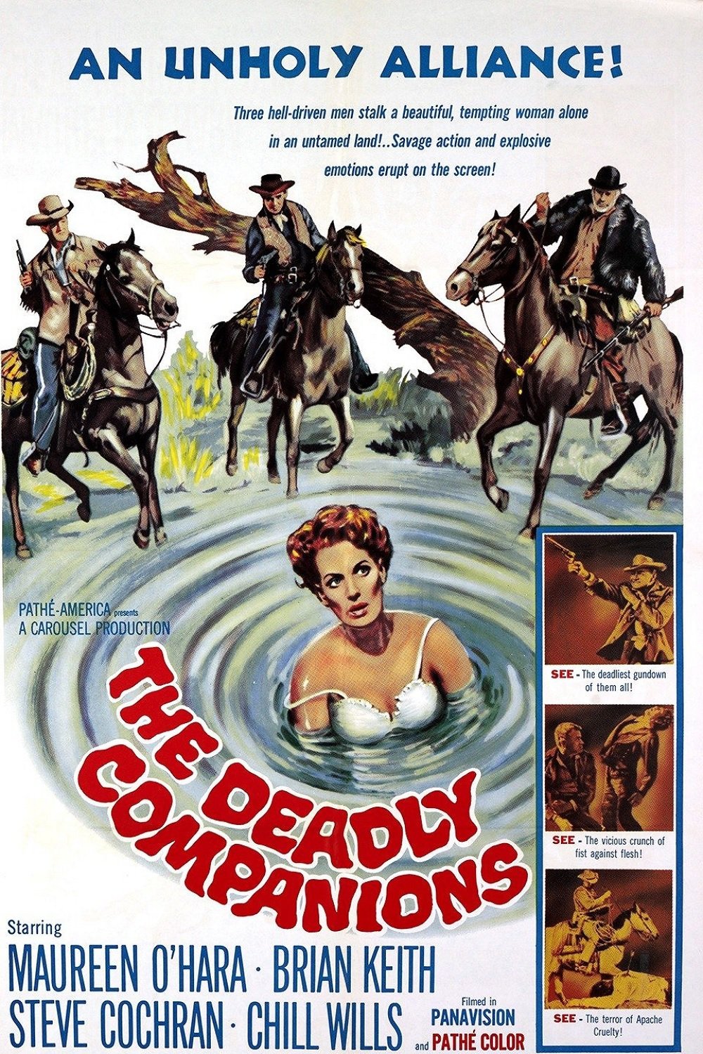 The Deadly Companions (1961) starring Maureen O'Hara on DVD on DVD
