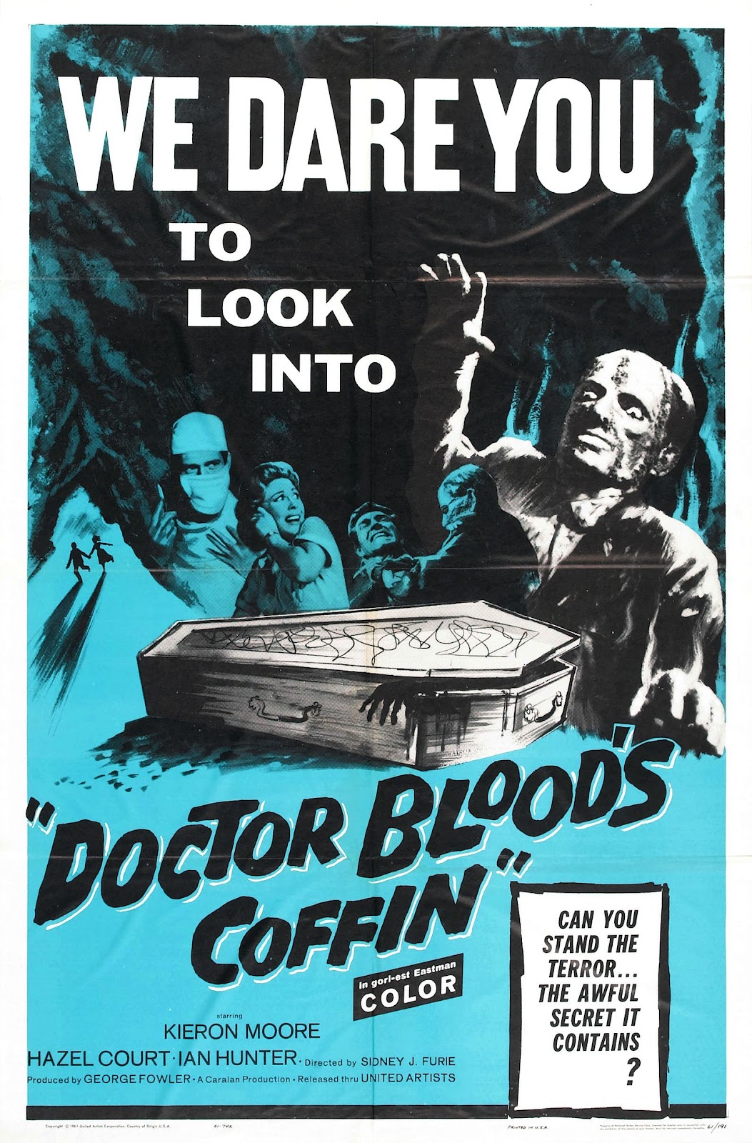 Doctor Blood's Coffin (1961) starring Kieron Moore on DVD on DVD