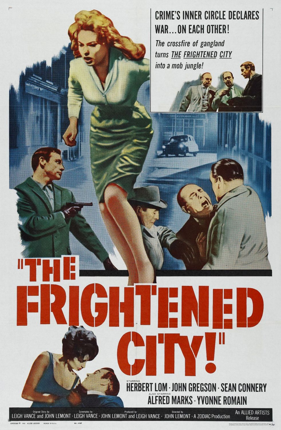 The Frightened City (1961) starring Herbert Lom on DVD on DVD
