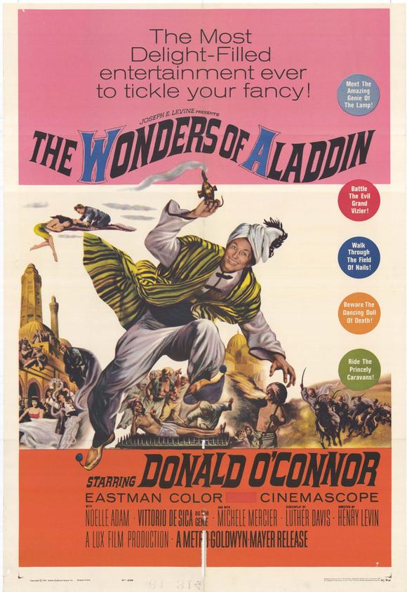 The Wonders of Aladdin (1961) starring Donald O'Connor on DVD on DVD