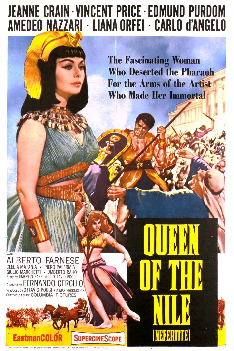 Nefertite, regina del Nilo (1961) with English Subtitles on DVD on DVD