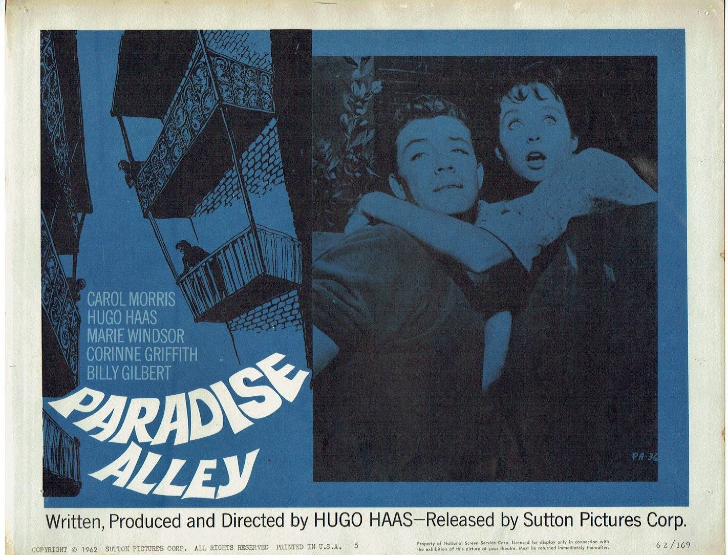 Paradise Alley (1962) Screenshot 1 